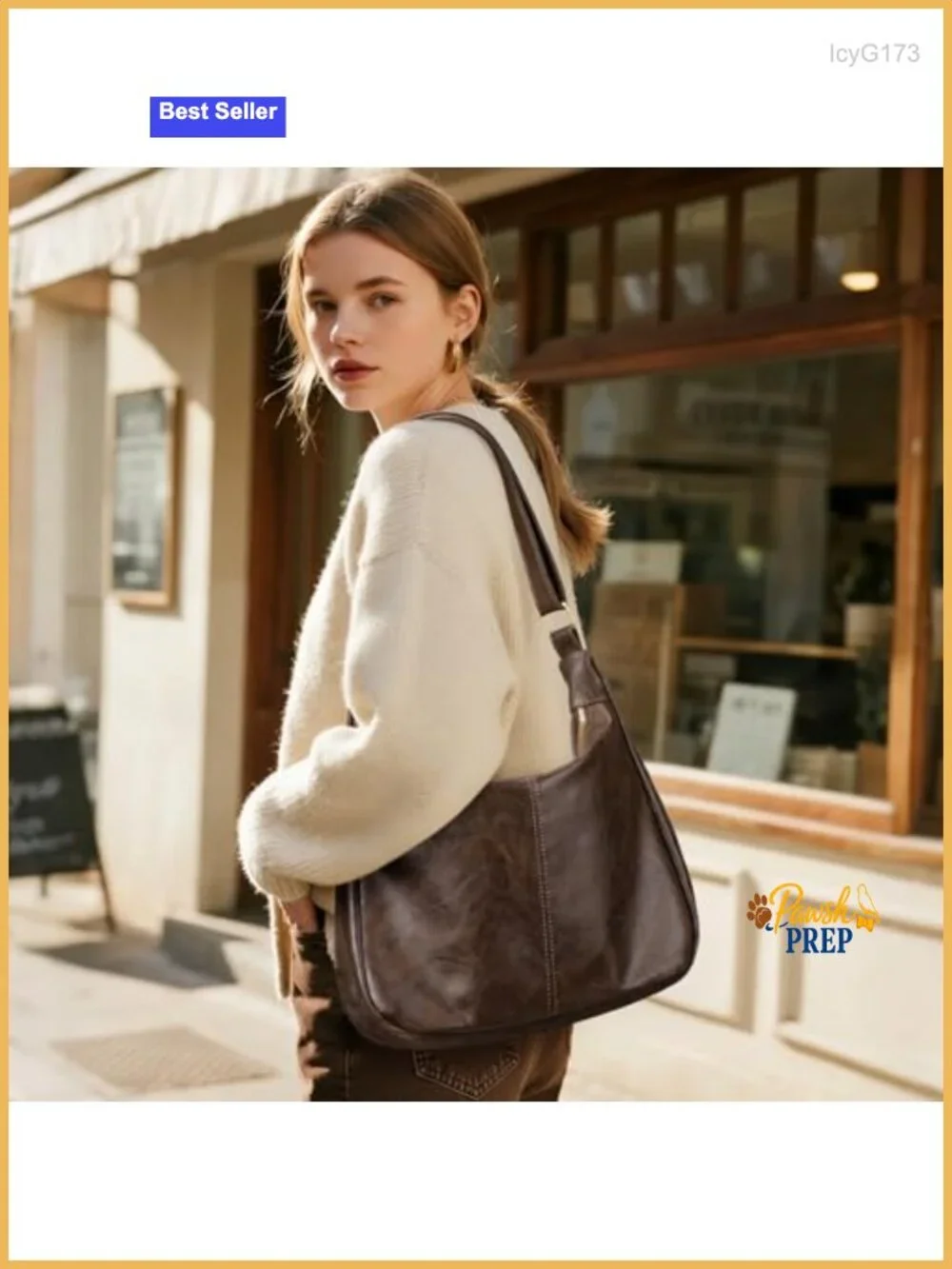 Sightor Hobo Bag for Women Leather Slouchy Bag Ultra Soft Shoulder Bag